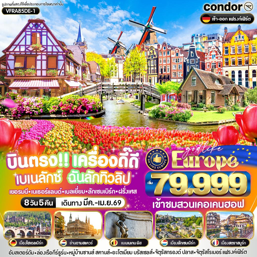 BENELUX ฉันรักทิวลิป DE-NL-BE-LU-FR 8 วัน 5 คืน BY DE BENELUX ฉันรักทิวลิป DE-NL-BE-LU-FR 8 วัน 5 คืน BY DE